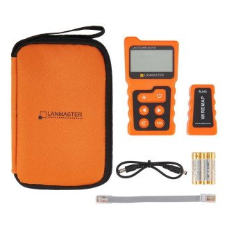 Тестер витой пары LANMASTER LAN-TST-WRM-400-POE