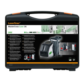 Зеленый перекрестный лазерный нивелир Laserliner MasterCross-Laser 2G