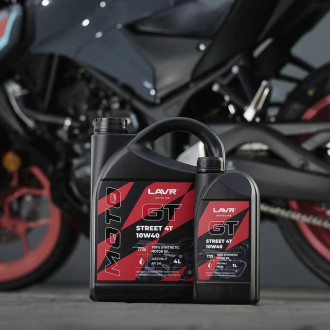 Моторное масло для мотоциклов LAVR GT STREET 4T 10W-40