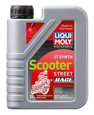 Синтетическое моторное моторное масло для скутеров LIQUI MOLY Motorbike 2T Synth Scooter Street Race