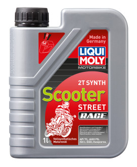 Синтетическое моторное моторное масло для скутеров LIQUI MOLY Motorbike 2T Synth Scooter Street Race