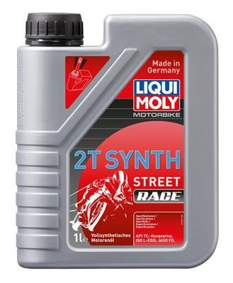 Синтетическое моторное масло для двухтактных мотоциклов LIQUI MOLY Motorbike 2T Synth Street Race TC