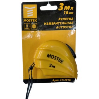 Измерительная рулетка MOSTEK Autostop