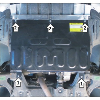 Стальная защита Kaiyi E5, с 2023г MOTODOR 79008