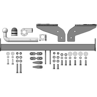 Фаркоп Exeed TXL с 2021 MOTODOR 99014-A