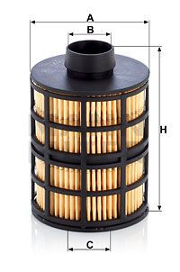 Топливный фильтр CHEVROLET, CITROEN, FIAT SUZUKI, PEUGEOT,Opel MANN-FILTER PU723X