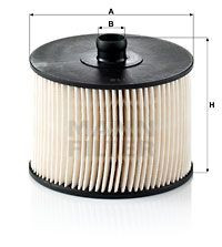 Топливный фильтр Ford/PSA 2.0Tdci MANN-FILTER PU1018X