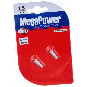 Автолампа Megapower M-50113W-2бл