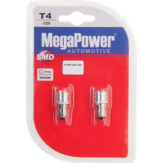 Автолампа Megapower M-90134W-2бл