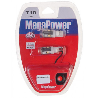 Автолампа Megapower M-10615W-2блт