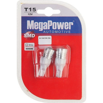 Автолампа Megapower M-15412W-2бл