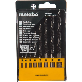 Набор сверл по дереву Metabo 627202000