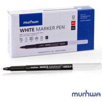 Перманентный маркер Munhwa WHITE MARKER