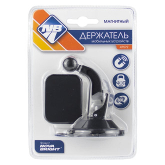 Квадратный магнитный держатель мобильного устройства Nova Bright 47572