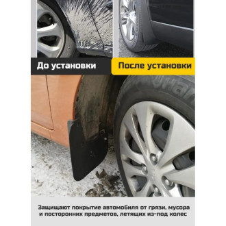Передние брызговики для Kia Rio Sonatex 102730