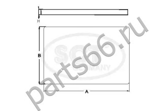 Салонный фильтр SCT SA1305