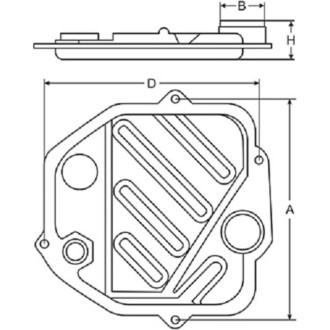 Фильтр для акпп SCT SG 1043