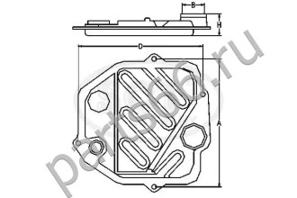 Фильтр для АКПП SCT SG1003