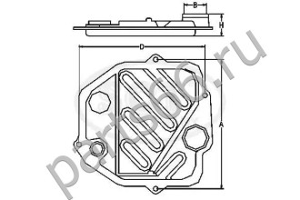 Фильтр для АКПП SCT SG1717