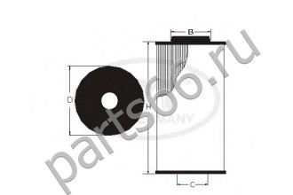 Масляный фильтр SCT SH4039P