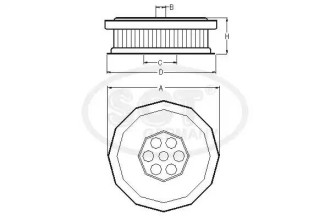 Масляный фильтр SCT SH4765
