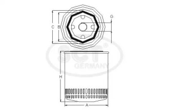 Масляный фильтр SCT SM5085
