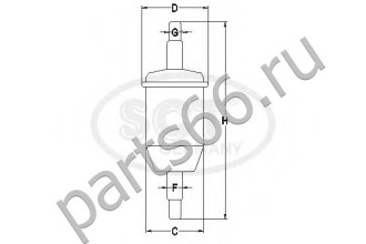 Топливный фильтр SCT ST337