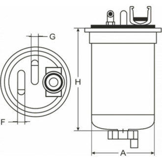 Топливный фильтр SCT ST490