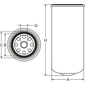 Топливный фильтр SCT ST6058