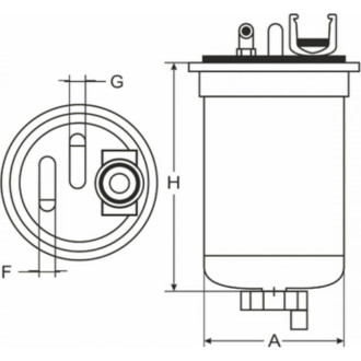 Топливный фильтр SCT ST6070