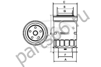 Топливный фильтр SCT ST6125