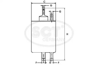 Топливный фильтр SCT ST711