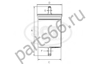 Топливный фильтр SCT ST741