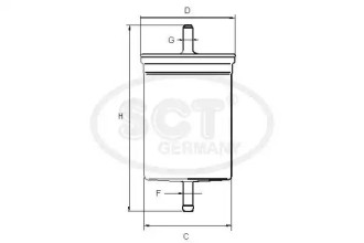 Топливный фильтр SCT ST741