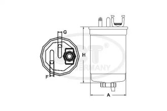 Топливный фильтр SCT ST785