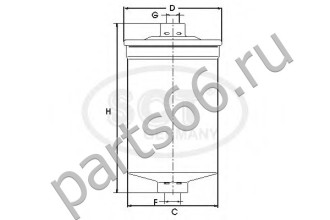 Топливный фильтр SCT ST780
