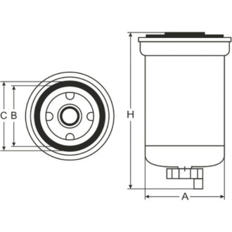 Топливный фильтр SCT ST792