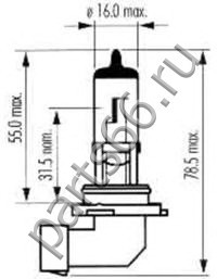 Галогенная лампа SCT 202594