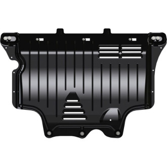 Защита картера двигателя и кпп сталь 1.8 мм для SKODA Kodiaq-2017 / 2018 / 2019 / 2020 / 2021 / 2022-/ VOLKSWAGEN Taos-2021 / 2022- sheriff 3492 V1