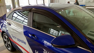 Дефлекторы боковых окон Hyundai Elantra/Avante/i30, 2020- Sim NLD.SHYELA2032