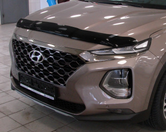 Дефлектор капота HYUNDAI SANTA FE 2018 Sim NLD.SHYSAN1812