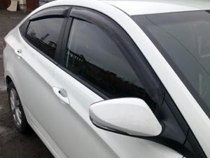 Дефлекторы окон HYUNDAI SOLARIS sd 2010- Sim NLD.SHYSOL1032