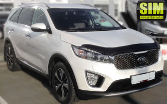 Дефлектор капота KIA Sorento Prime 2015 Sim NLD.SKISOR1512