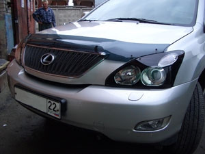 Дефлектор капота TOYOTA HARRIER/LEXUS RX330, 350, 400h 2003-2009 Sim NLD.SLRX3000312