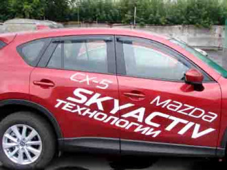 Дефлекторы окон для MAZDA CX5 2012- г.в. Sim NLD.SMACX51232