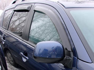 Дефлекторы окон для MITSUBISHI OUTLANDER XL/CITROEN C-CROSSER/PEUGEOT 4007 2007-2012 г.в. Sim NLD.SMIOUT0732