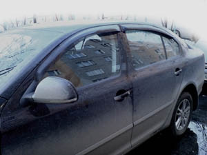 Дефлекторы окон для SKODA OCTAVIA 2004-2013 г.в., hb. Sim NLD.SSCOCTH0932