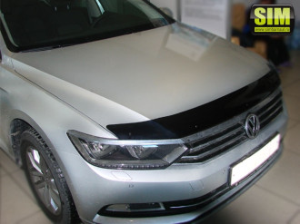 Дефлектор капота Volkswagen Passat B8, SD, WG, 2015- Sim NLD.SVOPAS1512