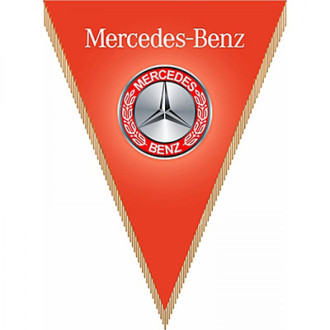 Треугольный автомобильный вымпел SKYWAY Mersedes-Benz
