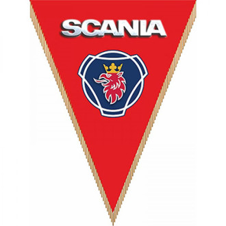Треугольный автомобильный вымпел SKYWAY SCANIA